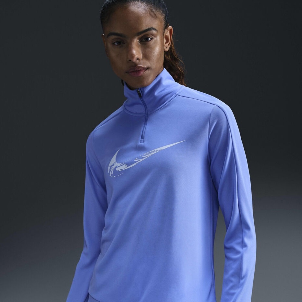 Nike Women's Light Blue Long Sleeve Top